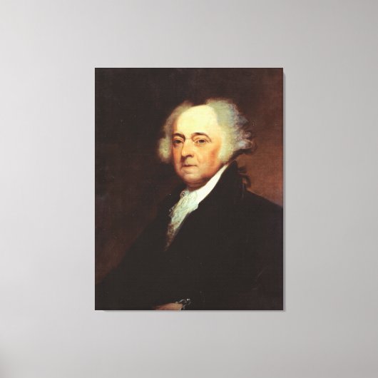 JOHN ADAMS Portret van Asher B. Durand Print (Voorkant)