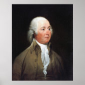JOHN ADAMS Portret van John Trumbull Print (Voorkant)