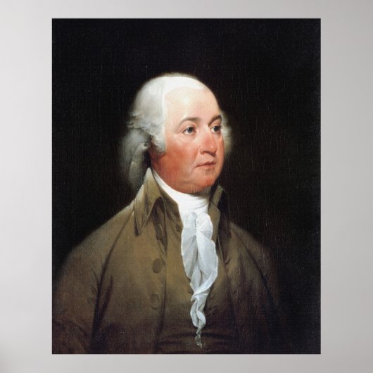 JOHN ADAMS Portret van John Trumbull Print (Voorkant)