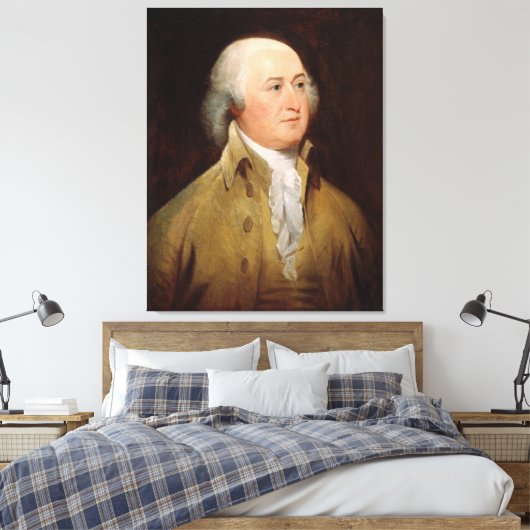 JOHN ADAMS Portret van John Trumbull Print (Insitu (Slaapkamer))