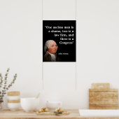 John Adams Quote On Congress Poster (Keuken)