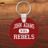 John Adams - Rebels - High School - Cleveland Ohio Sleutelhanger (Voorkant)