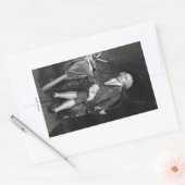 John Adams Rechthoekige Sticker (Envelop)