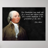 John Adams Religion Poster (Voorkant)