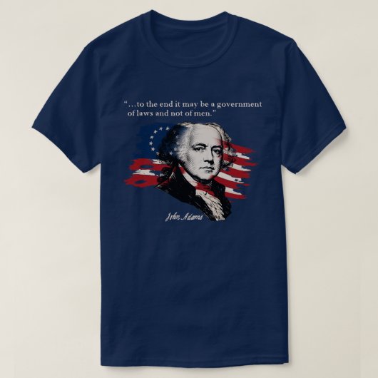 John Adams T-shirt (Design voorkant)