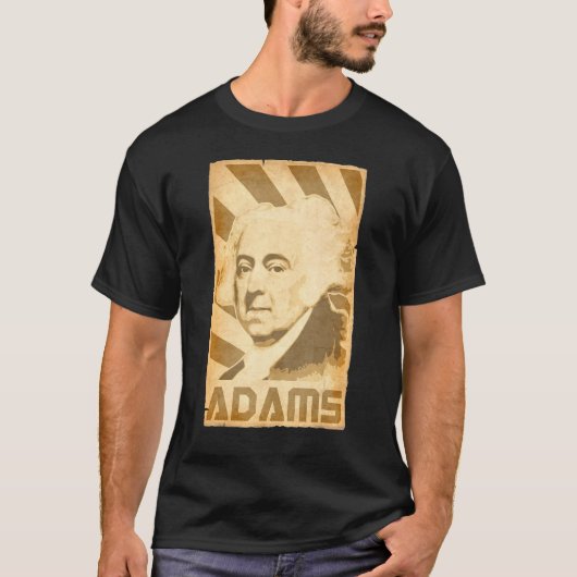 John Adams Torn-Poster T-shirt (Voorkant)