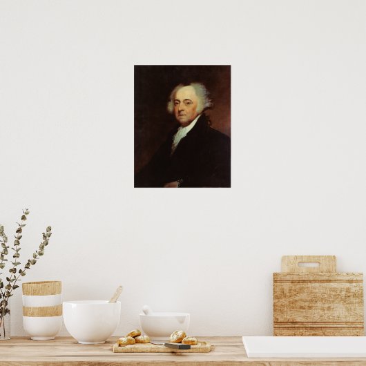 John Adams van Asher B Durand Poster (Keuken)