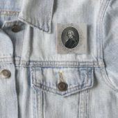 John Adams Vierkante Button 5,1 Cm (In situ)