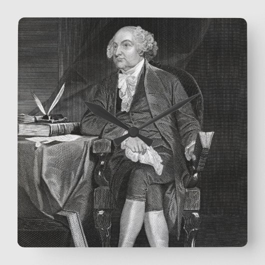 John Adams Vierkante Klok (Voorkant)