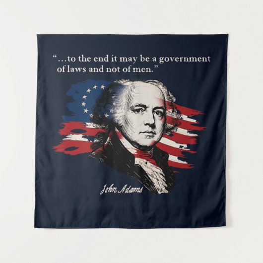 John Adams Wandkleed (Voorkant)
