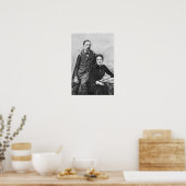 John Addington Symonds en Zijn dochter, 1891 Poster (Keuken)