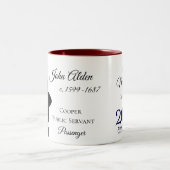 John Alden Mayflower Descendant Mok (Center)