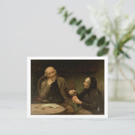 John Anderson, My Jo, 1894 (olie op canvas) Briefkaart (Staand voorkant)