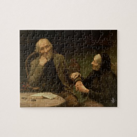 John Anderson, My Jo, 1894 (olie op canvas) Legpuzzel (Horizontaal)