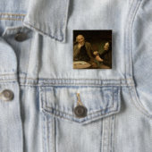 John Anderson, My Jo, 1894 (olie op canvas) Vierkante Button 5,1 Cm (In situ)