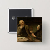 John Anderson, My Jo, 1894 (olie op canvas) Vierkante Button 5,1 Cm (Voorkant /achterkant)