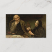 John Anderson, My Jo, 1894 (olie op canvas) Visitekaartje (Achterkant)