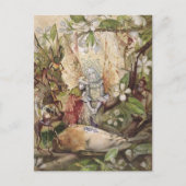 John Anster Fitzgerald - De dood van de Robin Briefkaart (Voorkant)