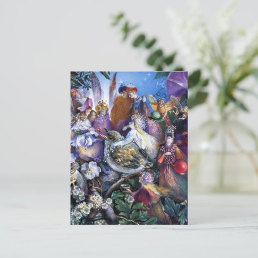 John Anster Fitzgerald De Fledgling Briefkaart (Staand voorkant)