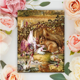 John Anster Fitzgerald - De Gewonde Eekhoorn Briefkaart