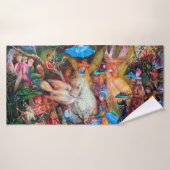 John Anster Fitzgerald, favoriet voor de Fairies Badhanddoek (Badhanddoek)