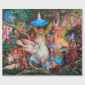 John Anster Fitzgerald, favoriet voor de Fairies Cadeaupapier (Vlak)