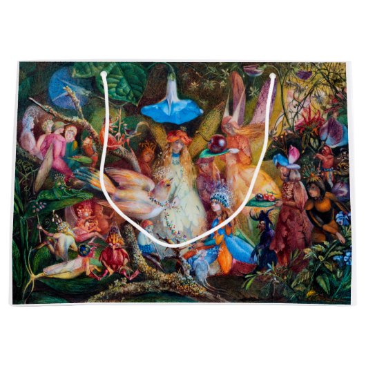 John Anster Fitzgerald, favoriet voor de Fairies Groot Cadeauzakje (Voorkant)
