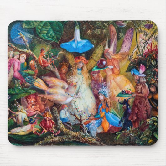 John Anster Fitzgerald, favoriet voor de Fairies Muismat (Voorkant)