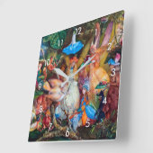 John Anster Fitzgerald, favoriet voor de Fairies Vierkante Klok (Hoek)