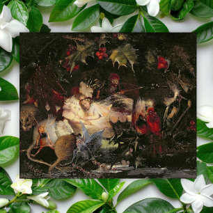 John Anster Fitzgerald The Fairy Bower Briefkaart