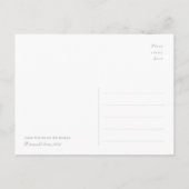 John Atkinson Grimshaw A moonlit lane 1874 Briefkaart (Achterkant)