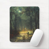 John Atkinson Grimshaw A moonlit lane 1874 CC0230 Muismat (Met muis)