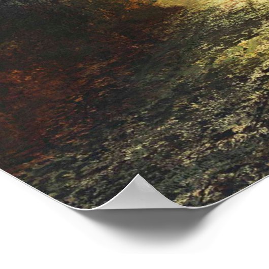 John Atkinson Grimshaw A moonlit lane 1874 CC0325 Poster (Hoek)