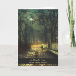 John Atkinson Grimshaw A moonlit lane 1874 Kaart