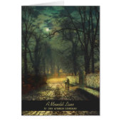 John Atkinson Grimshaw A moonlit lane CC0786 Card (Voorkant)