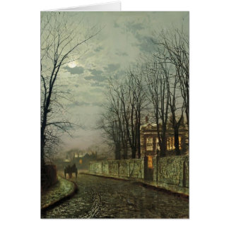 John Atkinson Grimshaw - A Wintry Moon