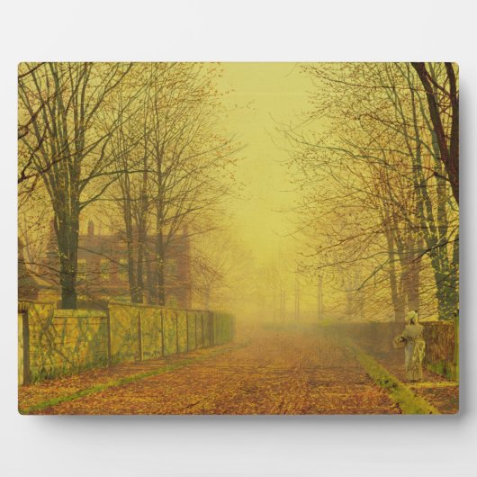 John Atkinson Grimshaw | Avond Glow, c.1884 (olie) Fotoplaat (Voorkant)