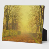 John Atkinson Grimshaw | Avond Glow, c.1884 (olie) Fotoplaat (Zijkant)
