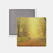 John Atkinson Grimshaw | Avond Glow, c.1884 (olie) Magneet (Voorkant / Achterkant)