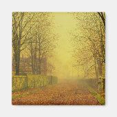 John Atkinson Grimshaw | Avond Glow, c.1884 (olie) Magneet (Voorkant)