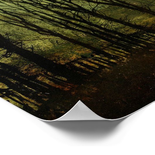 John Atkinson Grimshaw - bij de parkpoort Poster (Hoek)