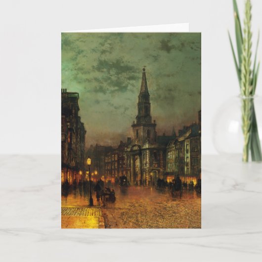 John Atkinson Grimshaw- Blackman Street, Londen Kaart (Voorkant)