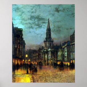John Atkinson Grimshaw Blackman Street, Londen Poster