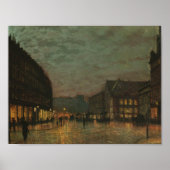 John Atkinson Grimshaw - Boar Lane, Leeds Poster (Voorkant)