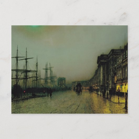 John Atkinson Grimshaw - Canny Glasgow Briefkaart (Voorkant)