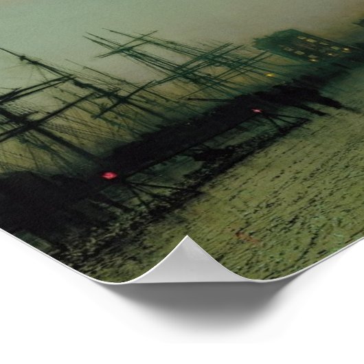 John Atkinson Grimshaw - Canny Glasgow Poster (Hoek)