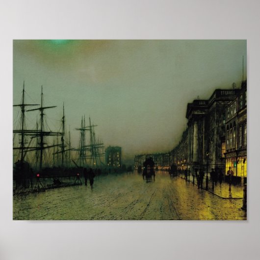 John Atkinson Grimshaw - Canny Glasgow Poster (Voorkant)