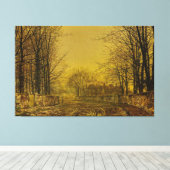 John Atkinson Grimshaw - De koninklijke weg Canvas Afdruk (Insitu (Houten vloer))