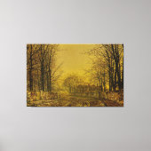 John Atkinson Grimshaw - De koninklijke weg Canvas Afdruk (Voorkant)