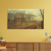 John Atkinson Grimshaw - De Rookery Canvas Afdruk (Insitu (Woonkamer))